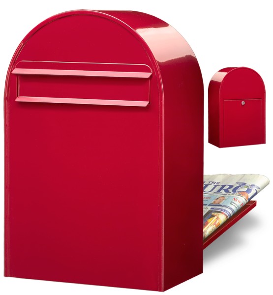 Bobi Classic B Briefkasten in Rot