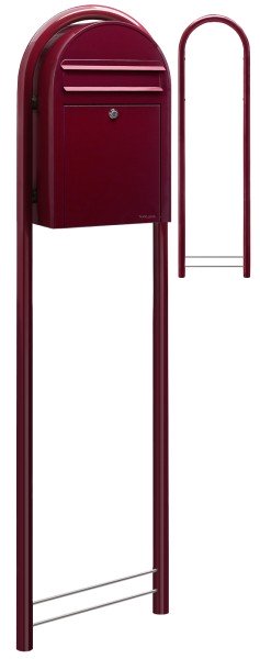 Bobi Classic Bordeaux Standbriefkasten