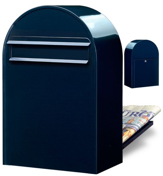 Bobi Classic B Briefkasten Farbe Schwarzblau