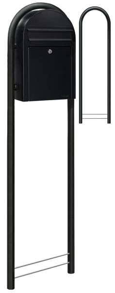 Standbriefkasten Bobi Classic Strukturschwarz