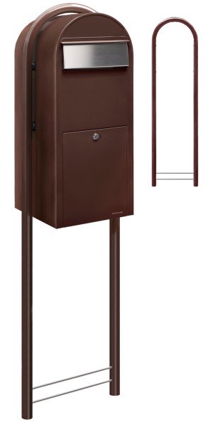 Standbriefkasten Bobi Jumbo Braun