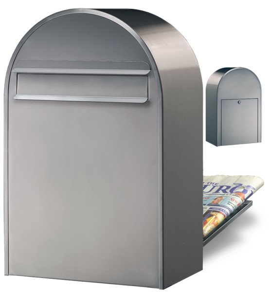 Bobi Classic B Briefkasten Edelstahl