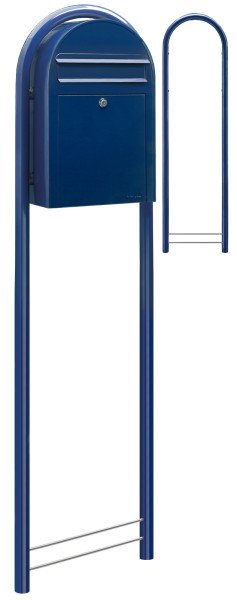 Bobi Classic Blau Standbriefkasten