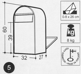 Bobi Grande B Briefkasten