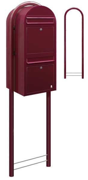 Bobi Standbriefkasten Bordeaux